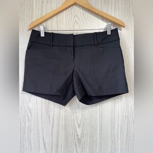 The Limited Tailored Shorts Women Size 4P Black Front 4 Inch Inseam NWT